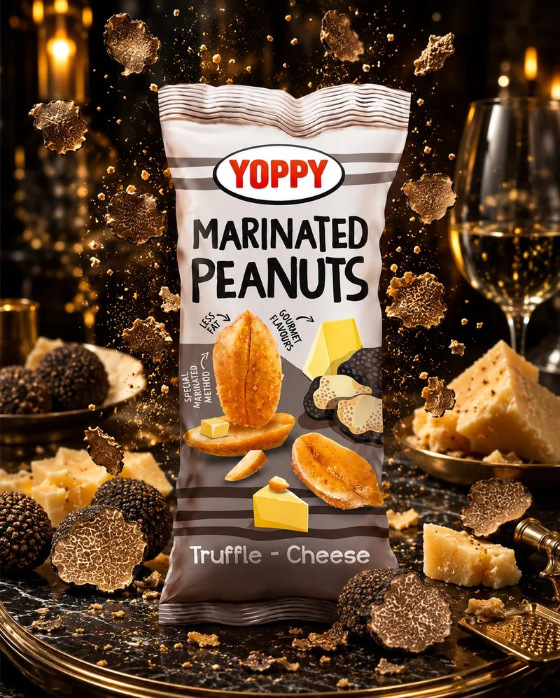 YOPPY Truffle Cheese marinated peanut snack