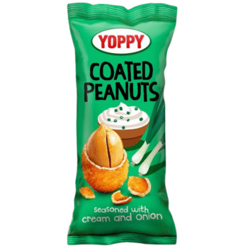 Seasoned with cream and onion